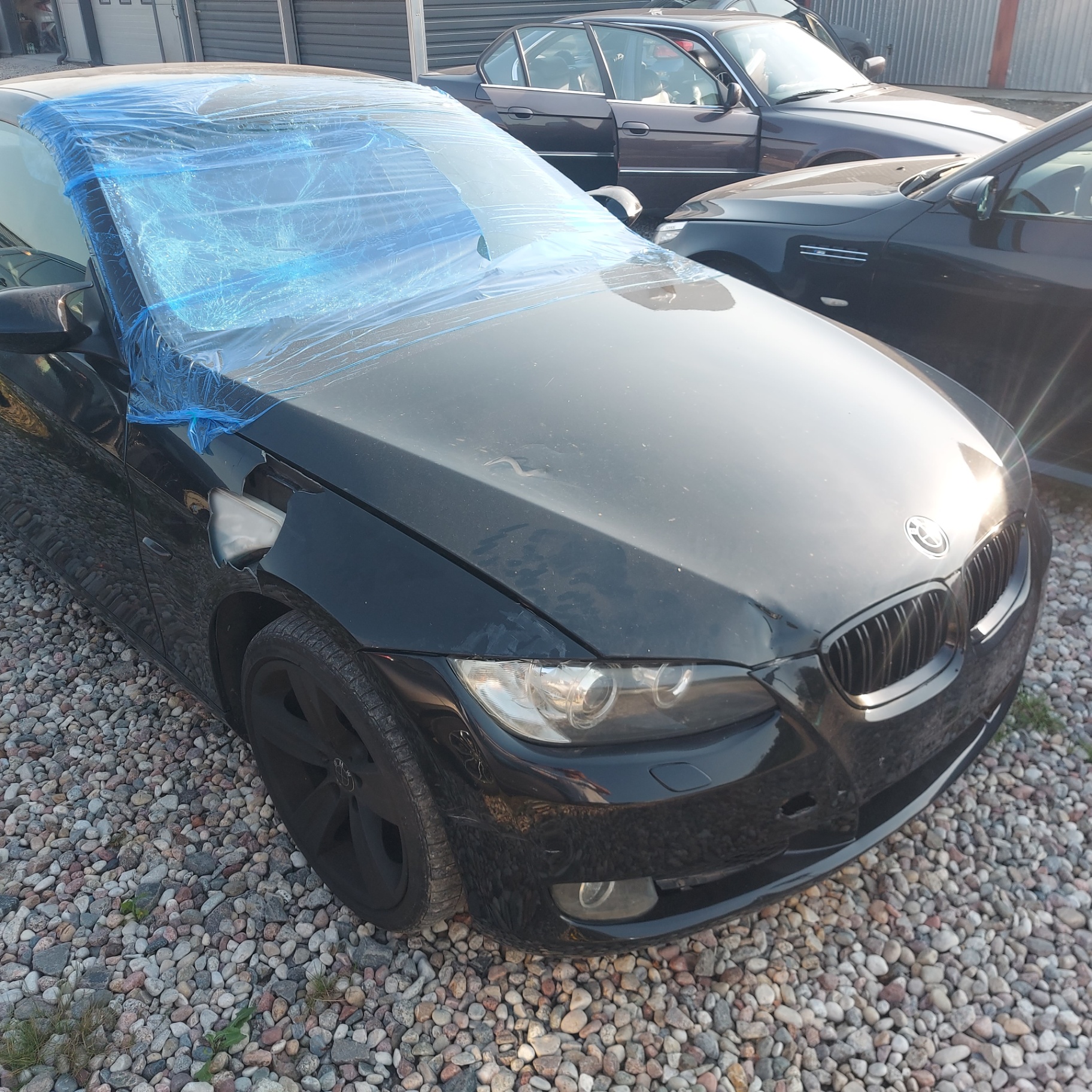 BMW E92 — renowacja lakieru i blacharki — przed